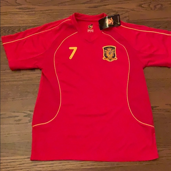 DAVID VILLA BOYS SOCCER JERSEY